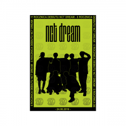 Mini plakat A3 - NCT DREAM 6 Rocznica Debiutu